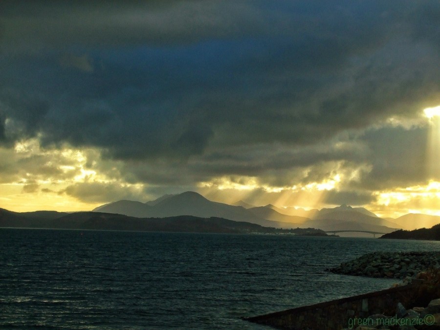 Skye Bridge in Clouds
