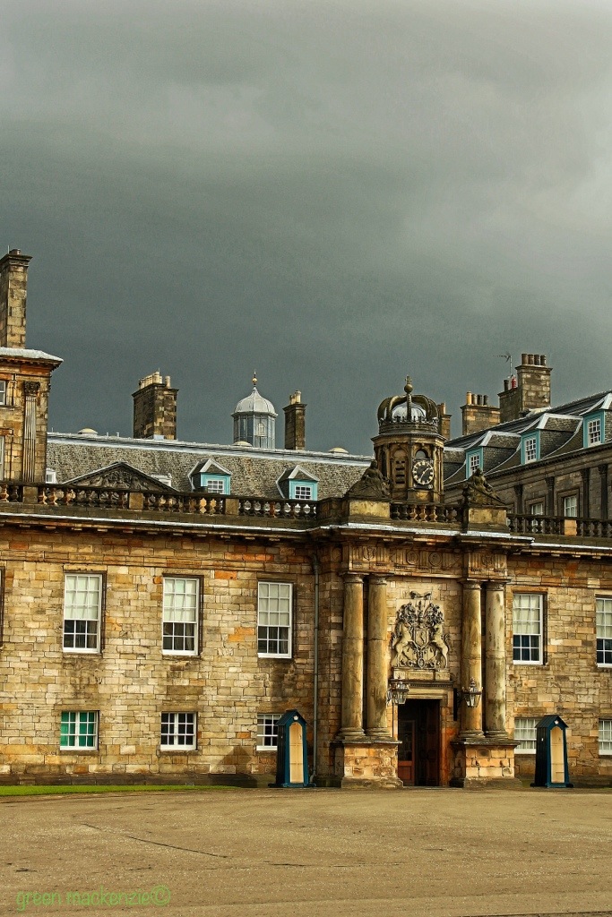 Front door, Holyrood Palace