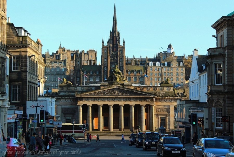 View down Hanover Street towards Old Town
