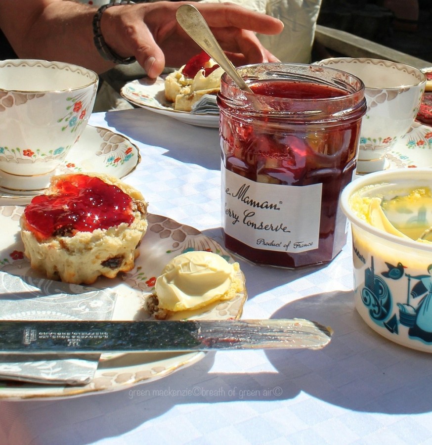 Strawberry Jam and Scones