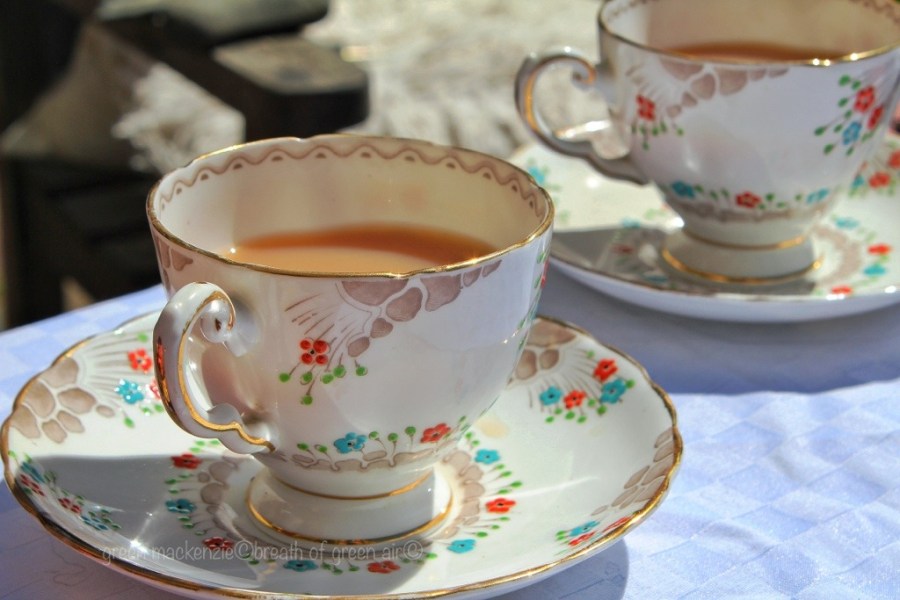 Tea in bonechina cup