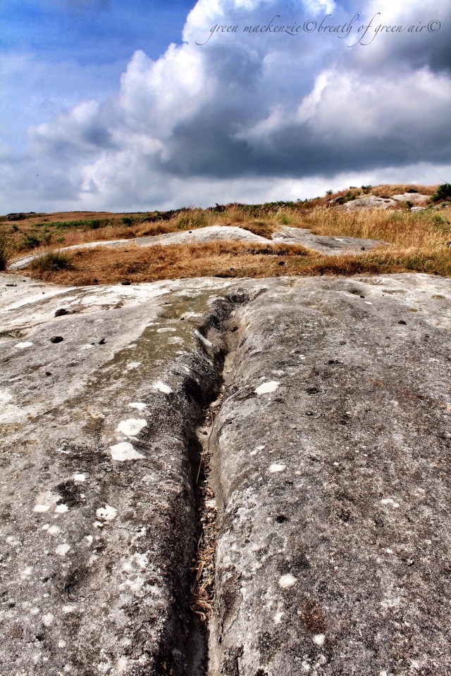 Lordenshaws rock channel Northumberland .JPG